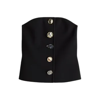 H&M Strapless Top Women's Black