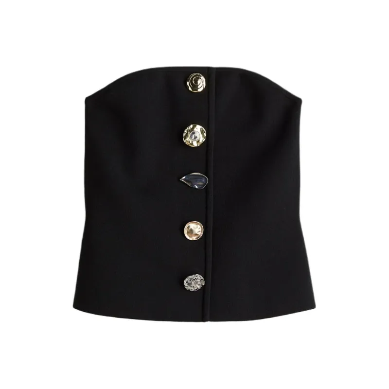 H&M Strapless Top Women's Black-0