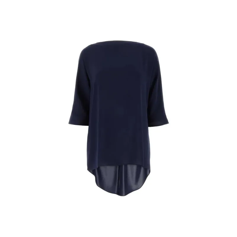 MaxMara V Back Short Sleeved Blouse-1
