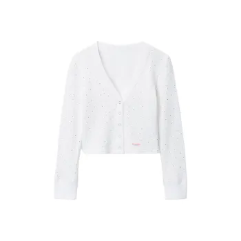 Alexander Wang Rhinestone Cardigan