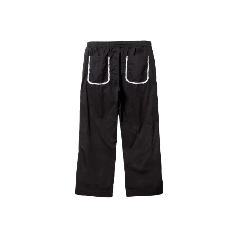 Needles Nomarhythm Textile Collaboration Casual Pants Unisex Black-1