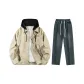 Set (Apricot Top+Vintage Blue Pants)
