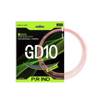 P.R IND Durable Type Badminton Racket Strings Peach Pink Nylon Thread+Composite Yarn Unisex