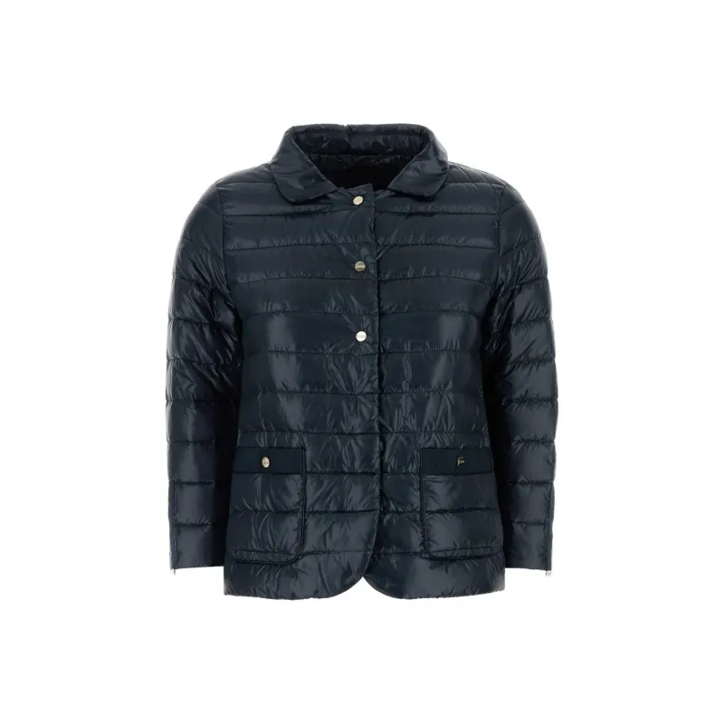 HERNO Long Sleeved Quilted Down Jacket-0
