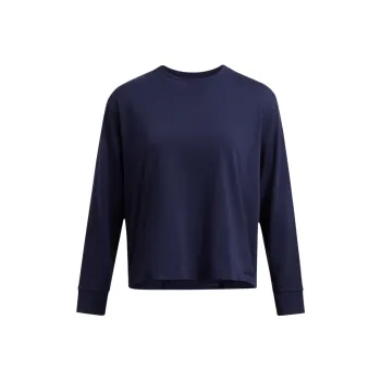 Under Armour Boxy T Shirt Women's Midnight Marine Blue
