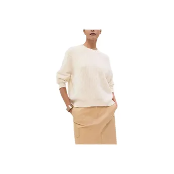 HERMES SS25 Cashmere Sweater Women's White