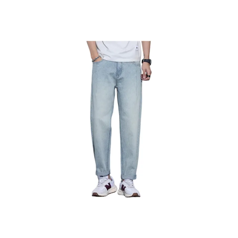 FASTFISH Jeans Unisex Light Blue-0