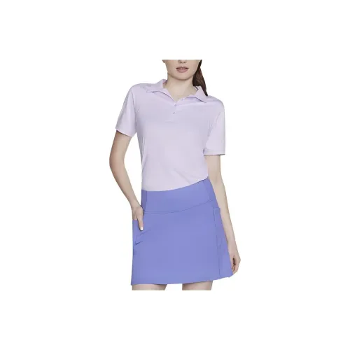 Skechers GO DRI SWIFT Club Polo Shirt Women's Light Purple
