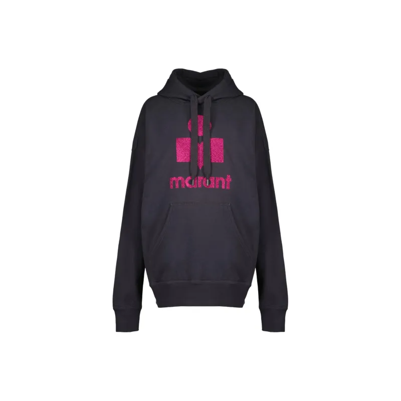 ISABEL MARANT ETOILE Mansel Logo Printed Drawstring Hoodie-0