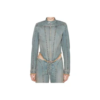 Misbhv SS24 Jackets Coats Women's Denim Blue