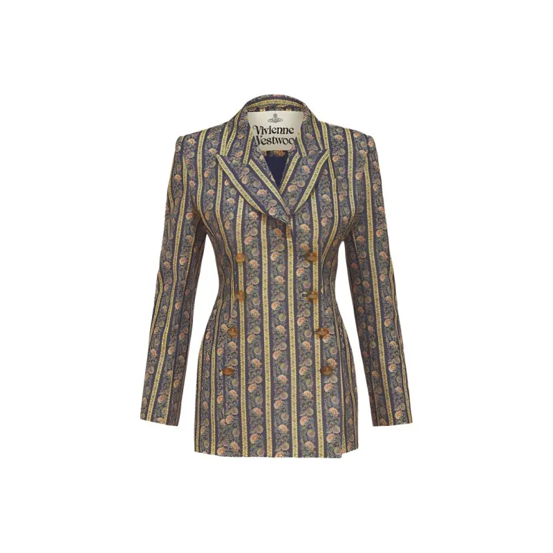 Vivienne Westwood Floral Striped Blazer-0