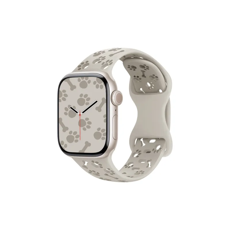 SOUTU Watch Band Apple Compatibility 38/40/41/42/44/45/49mm Silicone Material-0