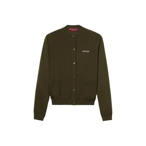 GUCCI SS25 Cashmere Sweater Women's Green