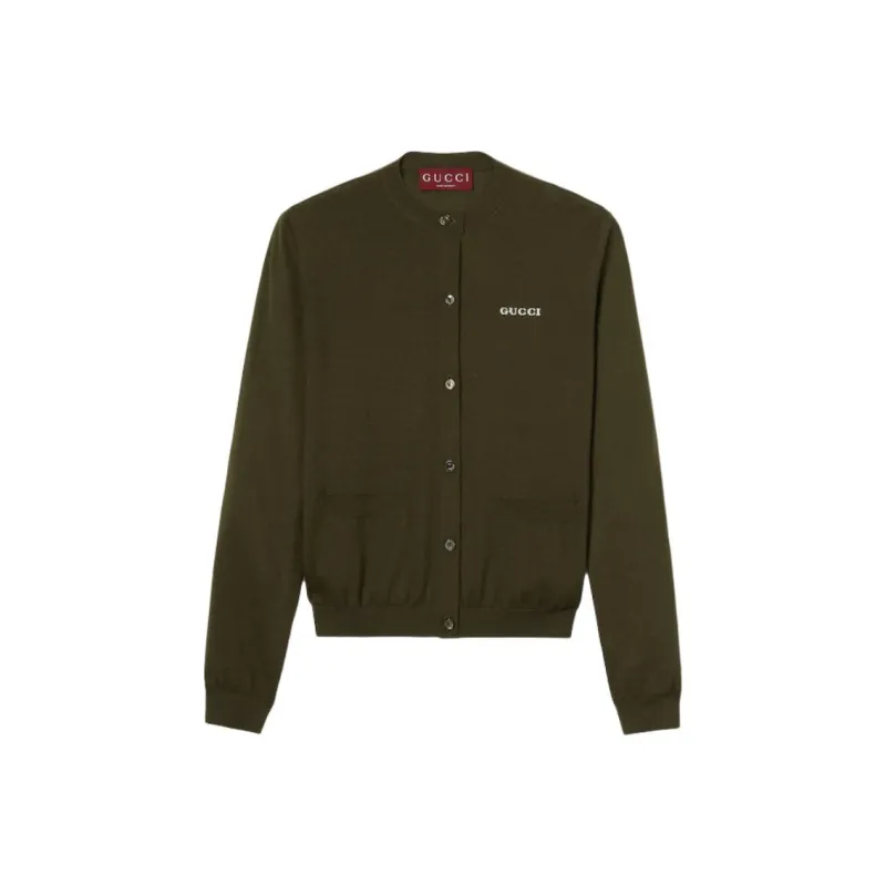 GUCCI SS25 Cashmere Sweater Women's Green-0