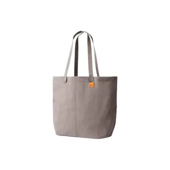 BELLROY Fabric Tote Bag, Shopping Bag, Handbag, Shoulder Bag Large Size Unisex Khaki Gray