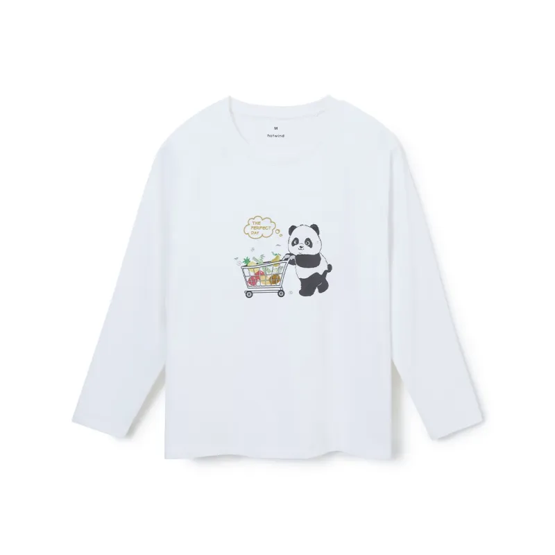 Hotwind Panda Collection T Shirts Women's-0
