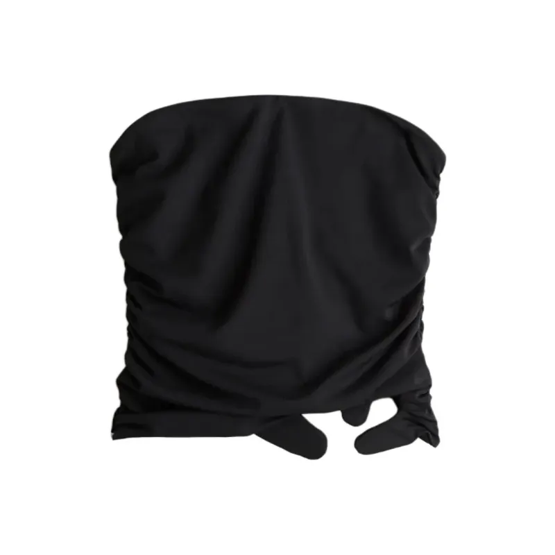 H&M Magic Witch Collaboration Strapless Tops Women's Black-0