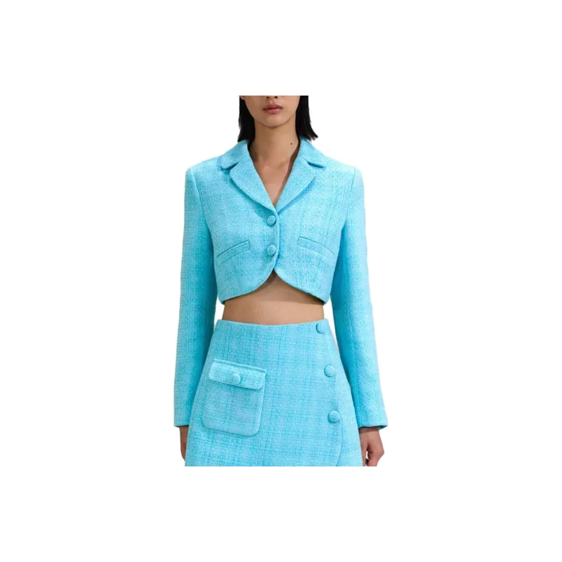 Self portrait Jackets Women's Azure Blue-0