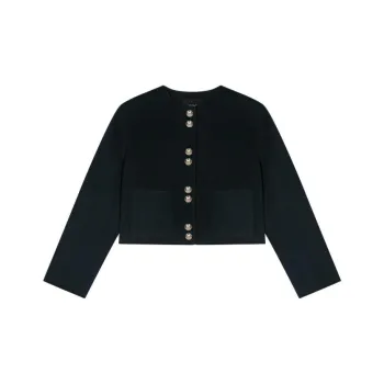 Maje Button up Cropped Jacket