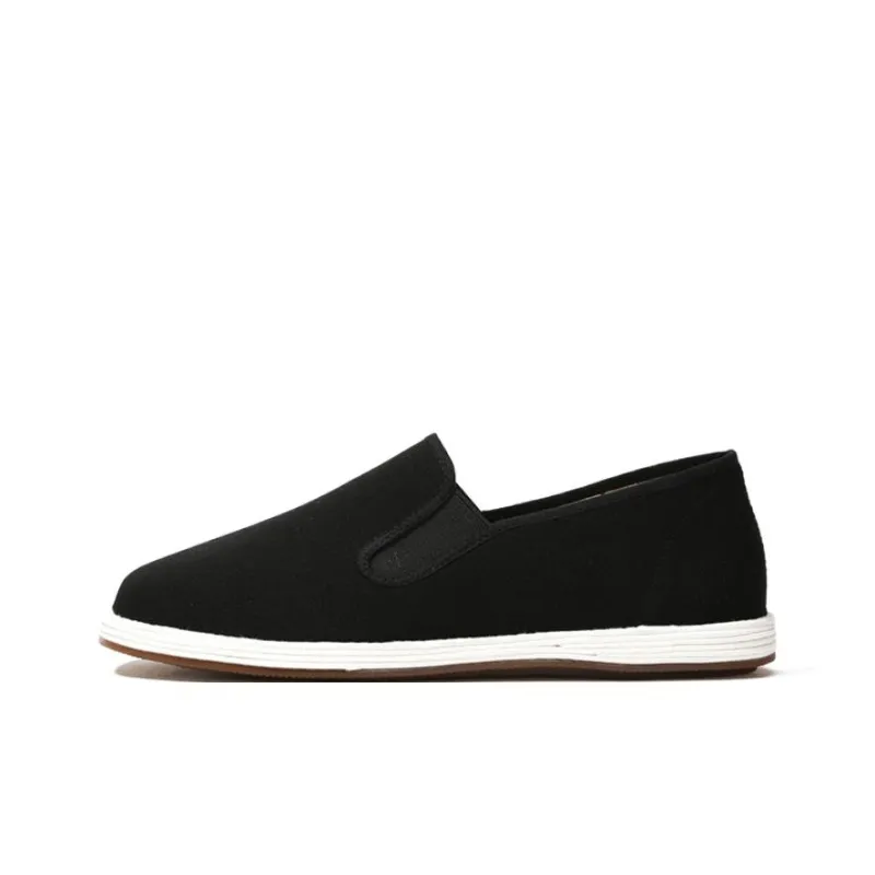 Old Meihua Breathable And Lightweight Low Top Casual Shoes Men's Black-0