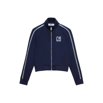 MSGM Stripe detail Sweatshirt