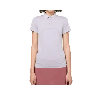 Lululemon Swiftly Speed Polo Shirt Women's Silver Screen Gray