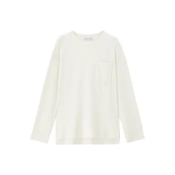 UNIQLO T Shirt Women's Apricot White