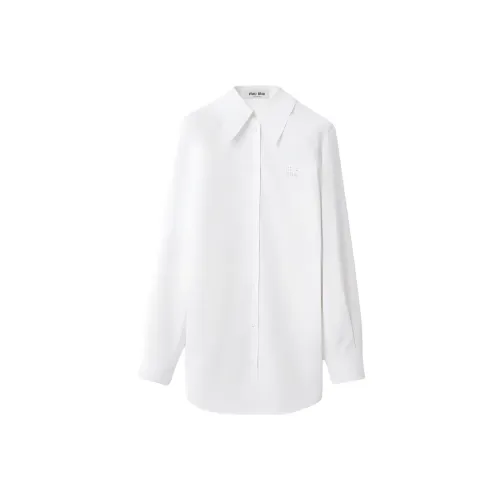 MIU MIU Shirts Women's White