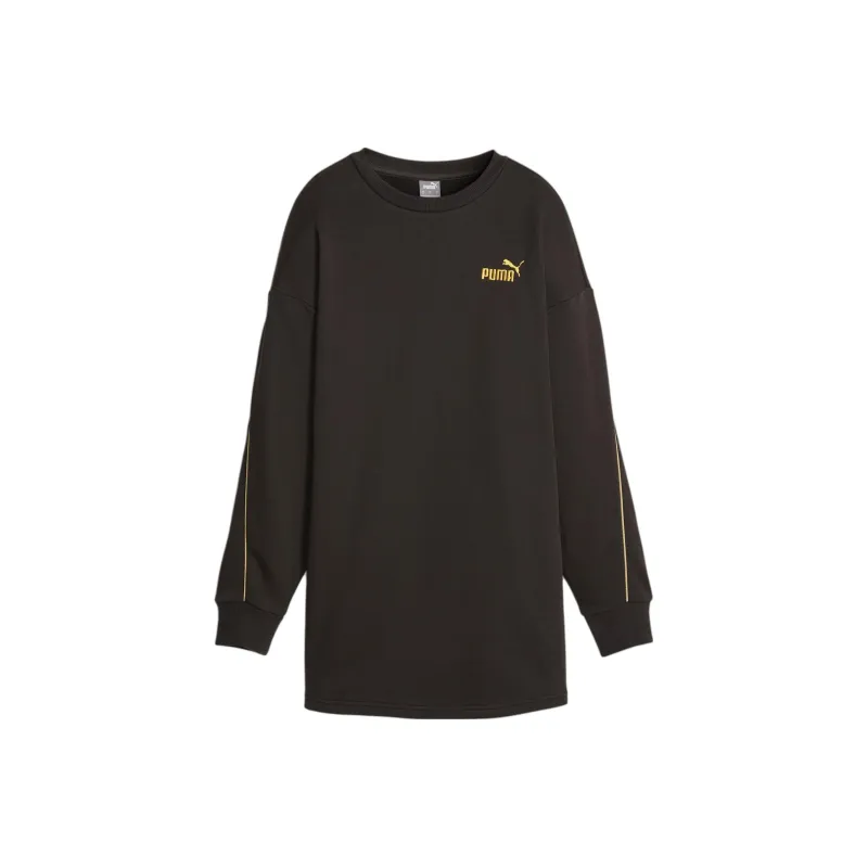 PUMA T-shirt Long ESS+ Minimal Gold Femme Sweatshirt Women's Black-0