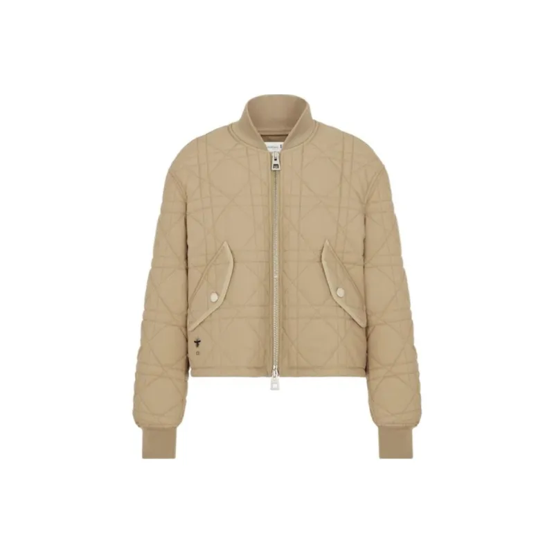 DIOR Jackets Coats Women's Khaki-0
