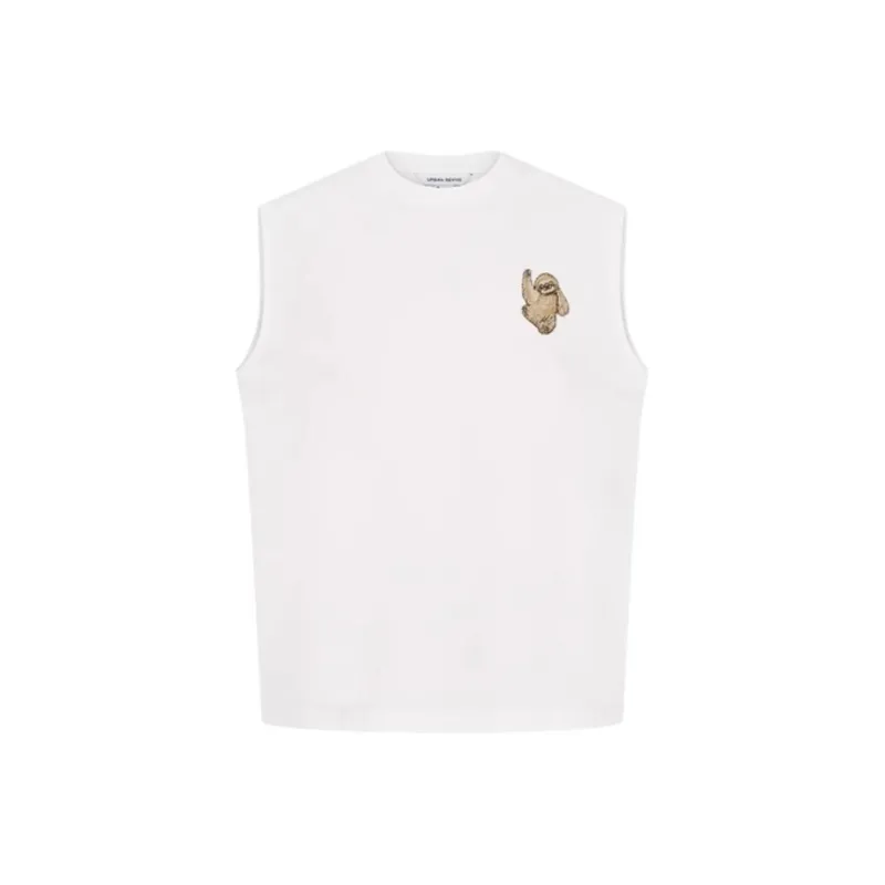 URBAN REVIVO T Shirt Men's Raw White-0