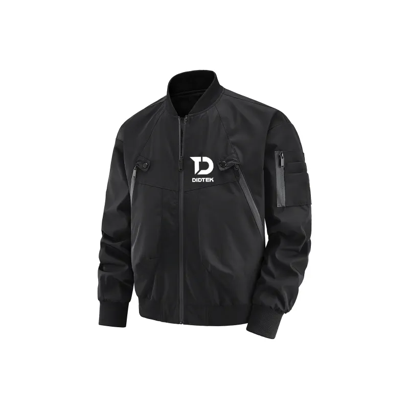 DIDTEK Jackets Coats Unisex Black-0
