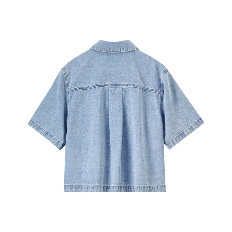 SENTUBILA Denim Jackets Women's-10