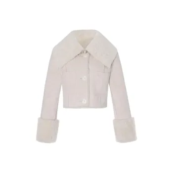 NOT YOUR ROSE FW24 Reversible Sailor Mustang Jackets Coats Women's Ivory/Ivory