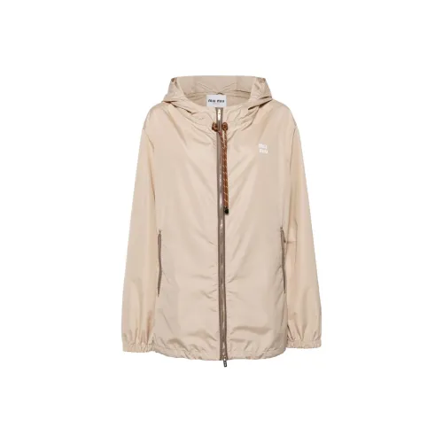 MIU MIU Jackets & Coats Women's Beige