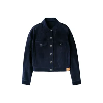 LONGCHAMP Jackets Coats Women's Marine Blue