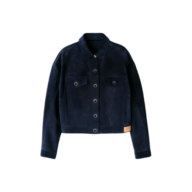 LONGCHAMP Jackets Coats Women's Marine Blue-0