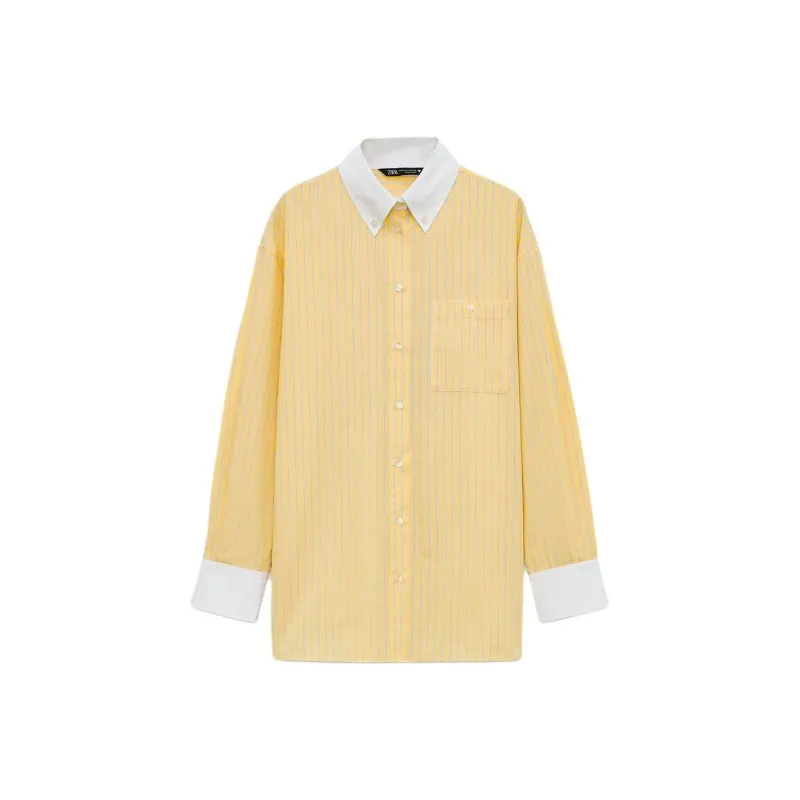 ZARA Shirts Women's Yellow-0