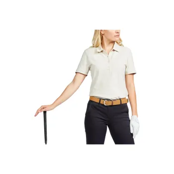 DECATHLON Polo Shirt Women's Light White Gray