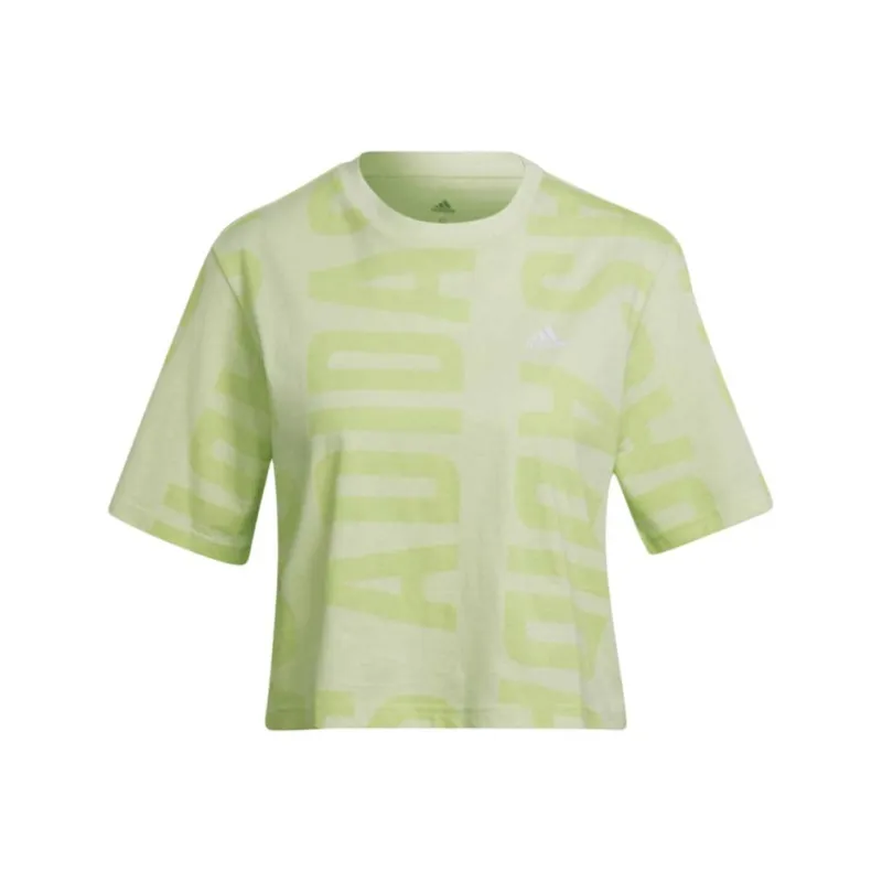 Adidas T Shirt Women's Lime Green-0