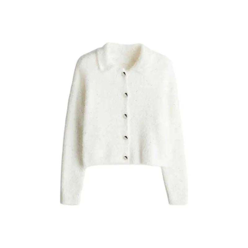 H&M New Year SS25 Knitwear Women's White-0