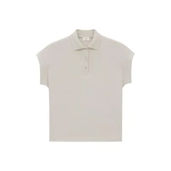 SAINT LAURENT Cassandre Polo Shirt
