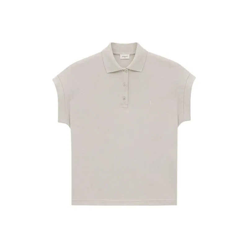 SAINT LAURENT Cassandre Polo Shirt-0
