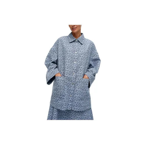 마리메꼬 블루 여성 셔츠