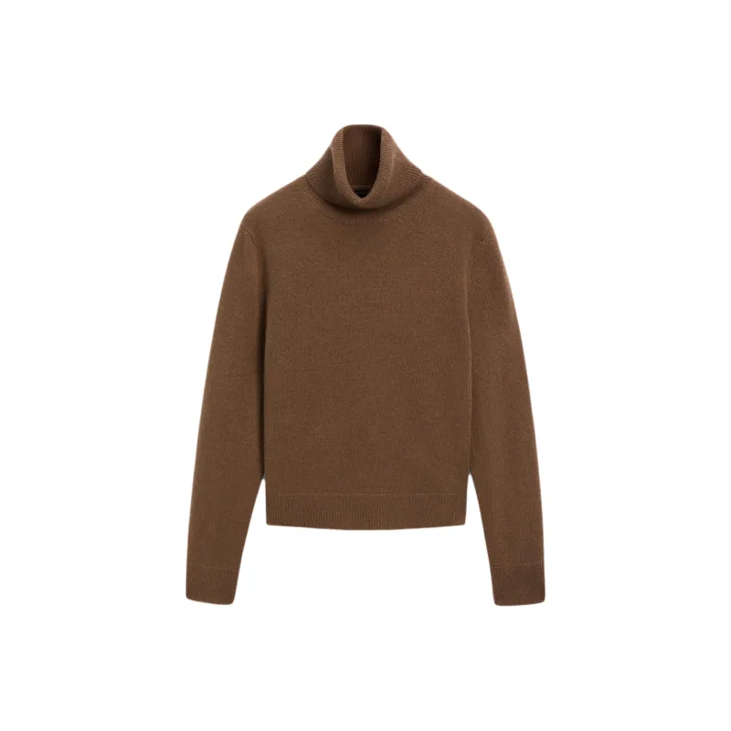 Massimo Dutti Cashmere Sweater Women's Brown-0