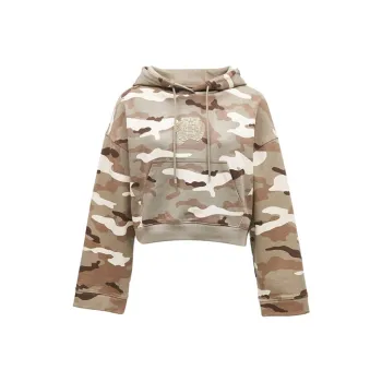 ONLY Sweatshirts Women's H44 Green Camouflage