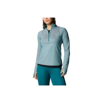 Columbia Summit Valley Titanium Omni-Shade Omni-Freeze Omni-Wick Zero Ice Shirt Women's Blue