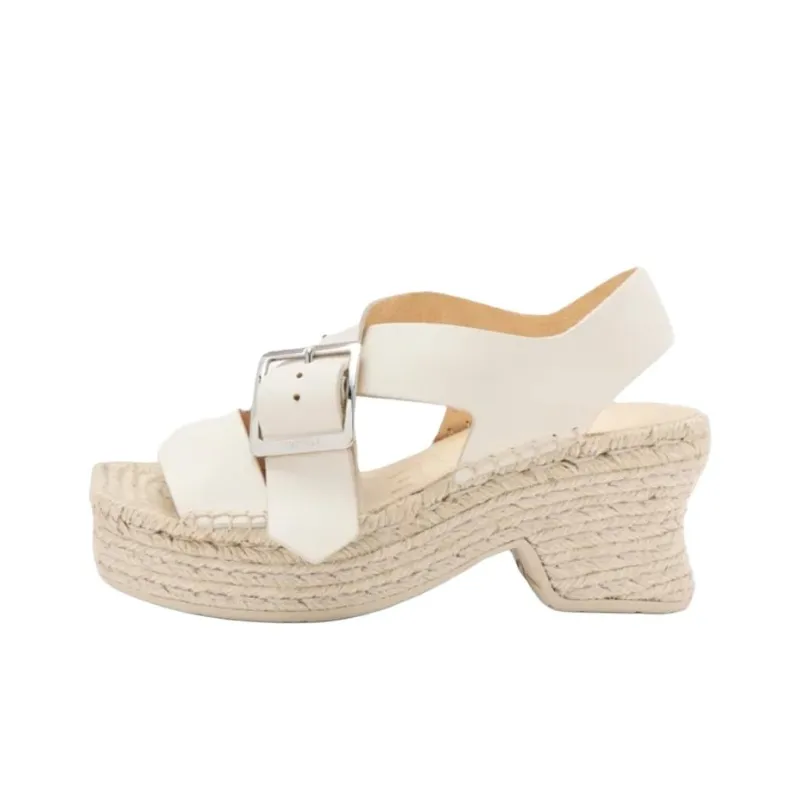 LOEWE Petal One Strap Sandals 8cm Women's Beige-0