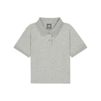 New Balance Polo Shirt Women's Medium Gray
