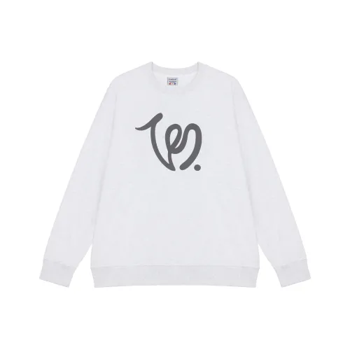 TENPSEN Sweatshirt Women's Light Gray
